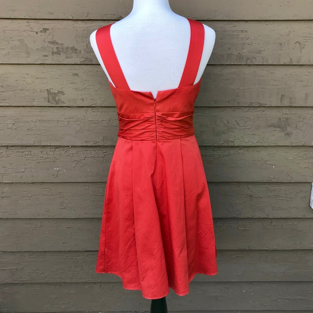 David’s Bridal Y-neck halter cotton dress POCKETS! - Picture 4 of 5